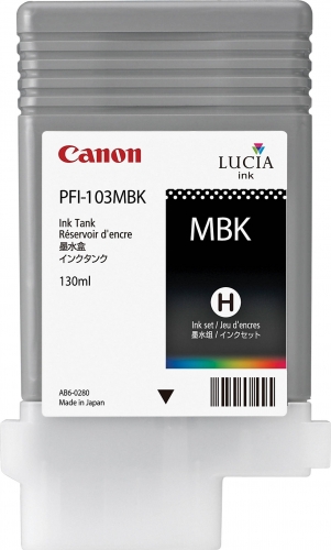 PFI-103MBK Cartridge- Click on picture for larger image